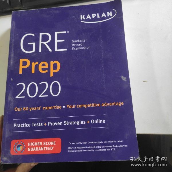 GRE Prep Plus 2020