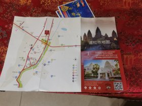 柬埔寨暹粒吴哥窟导游图