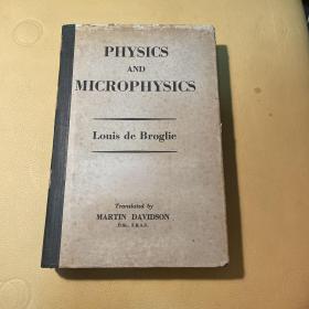 英文 PHYSICS AND MICROPHYSICS 《物理与微观物理学》 诺贝尔物理学奖获得者 Louis de Broglie 德布罗意 名著 爱因斯坦序 1955年初版 大32开 精印