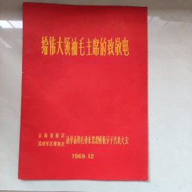 给伟大领袖毛主席的致敬电