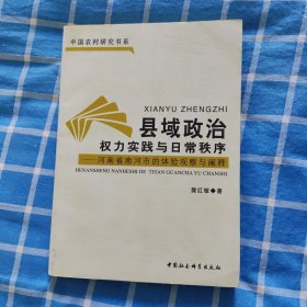 县域政治权力实践与日常秩序：河南省南河市的体验观察与阐释