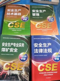 【2024年最新版】全国中级注册安全工程师职业资格考试辅导教材（3本套塑封 安全生产法律法规已拆 2024版 【2024年最新版】全国中级注册安全工程师职业资格考试辅导教材4本合售