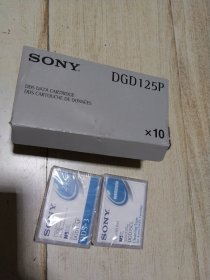 SONY磁带    DGD125P （11盒）+DDS-3(1盒）   空白    12盒合售