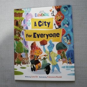 Disney /Pixar Elemental A City for Everyone 每个人的元素之城 迪士尼皮克斯动画电影周边书 儿童精装绘本