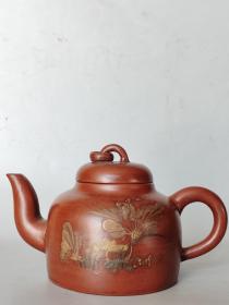 顾景舟款，单孔紫砂壶。i6