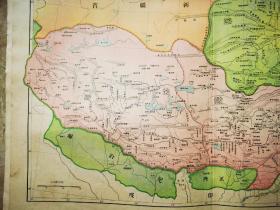清朝青海西藏老地图