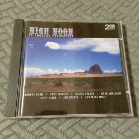 原版老CD high noon - kenny rogers, willie nelson, jim reeves... 2CD 乡村民谣合集 名人名曲名演唱