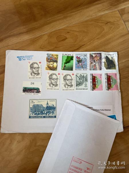 法国实寄信封 盖销信封 邮票邮戳 欧洲 单价一枚