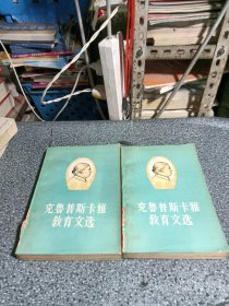 克魯普斯卡雅敎育文選上下冊(cè)