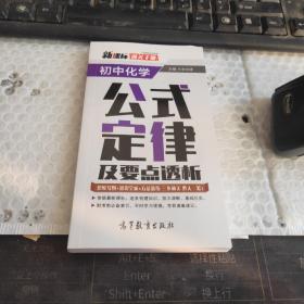 通关手册初中化学公式定律及要点透析 正版现货