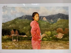 朝鲜画 水墨人物画 人民艺术家 崔昌浩之子 崔有松作品