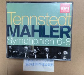 原版首版德版 马勒第六第七第八交响曲 滕斯泰特指挥伦敦爱乐 4cd
