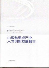 山东省重点产业人才创新发展报告(精)