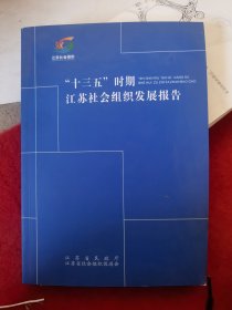 十三五时期江苏社会组织发展报告