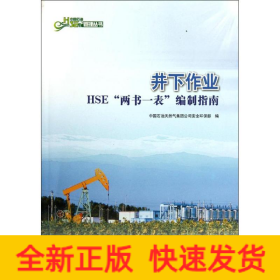井下作業(yè)HSE“兩書一表”編制指南