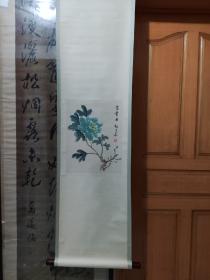 郁文华，画的好，画的雅，小品画，轴裱，一批铲来的旧画，包手绘。纸间有小损，品相如图，真假自鉴。处理以前买的，不包真假，不折腾，不包退换啊。。大刀划价勿扰