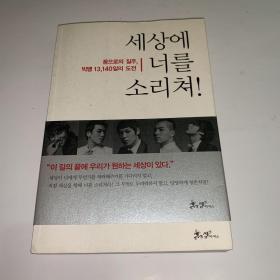 세상에 너를 소리쳐! - 꿈으로의 질주, 빅뱅 13,140일의 도전 韩文原版书 向梦想疾驰 向世界呼喊！