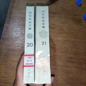 巴尔扎克全集 第20卷和第21卷(人间喜剧 哲理研究1+2)2册和售 馆藏实物图