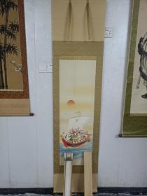 七福神原配盒子陶瓷轴头，纯手绘