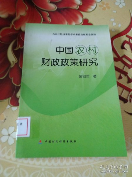 中国农村财政政策研究