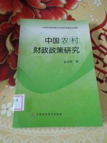 中国农村财政政策研究