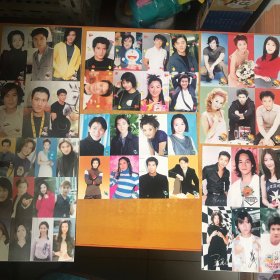 80/90年代影视明星演员图片；12整张合售 人名看图