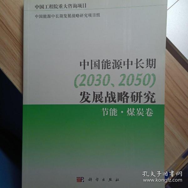 中国能源中长期（2030、2050）发展战略研究：节能·煤炭卷