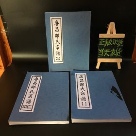 唐昌邵氏宗谱（全三册）新增 原谱摘、祐公派、胜公派、林公派、衡公派、广公派