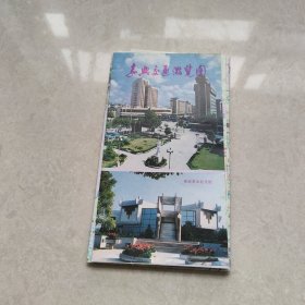 老地图嘉兴交通游览图1992年