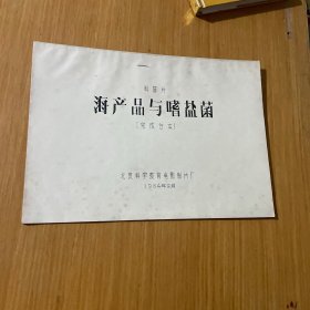海产品与嗜盐菌完成台本