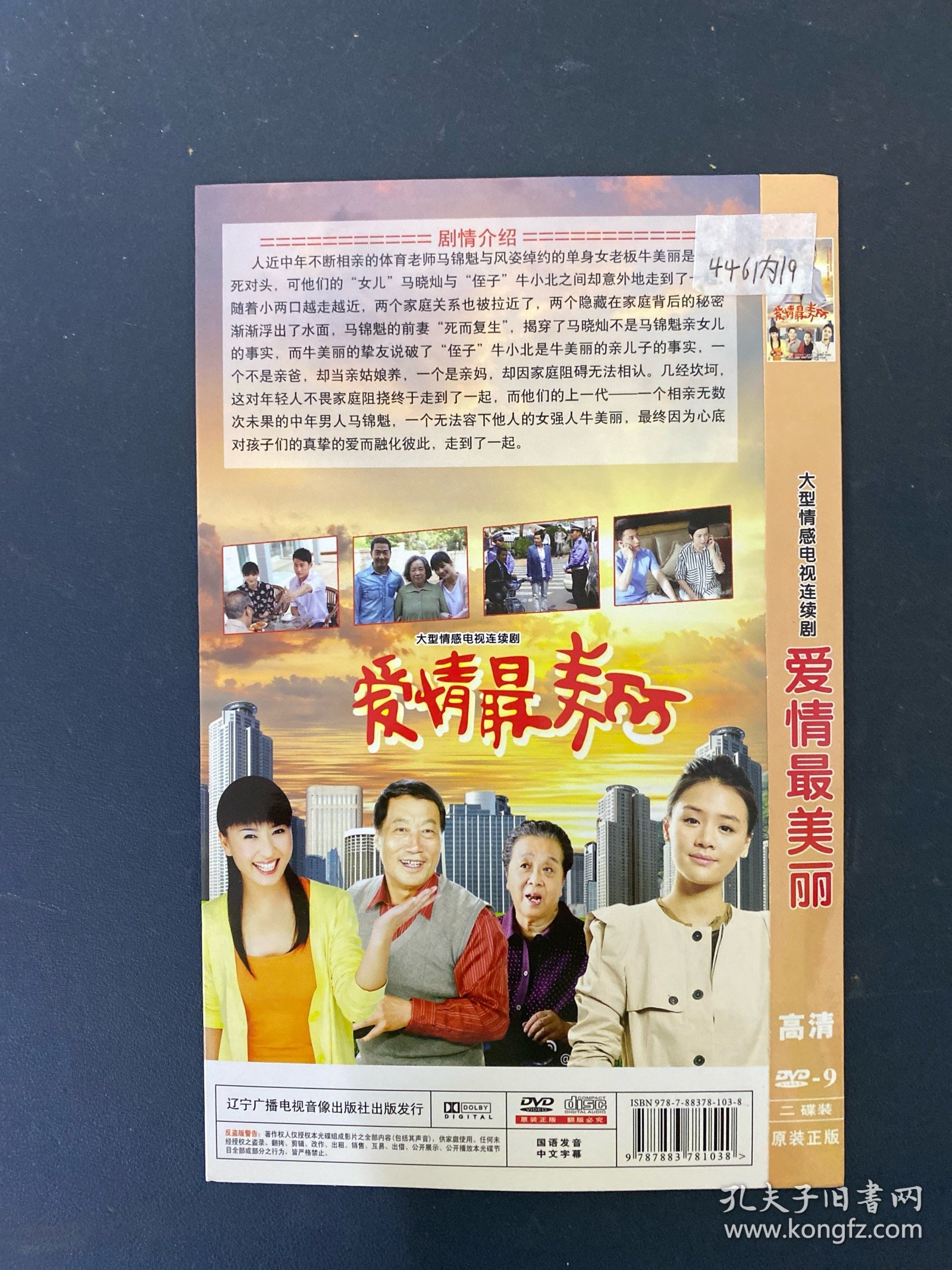 光盘DVD：爱情最美丽 简装2碟 以实拍图购买
