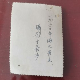 老照片：1960年湖南大学毕业生照片，知识分子气质