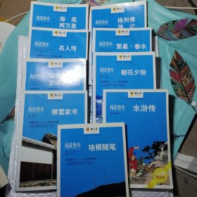 繁星·春水，培根随笔，傅雷家书，水浒传，朝花夕拾，钢铁是怎样炼成的，名人传，格列佛游记，海底两万里9本合售（第二版）