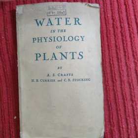 WATER IN THE PHYSIOLOGY OF PLANTS