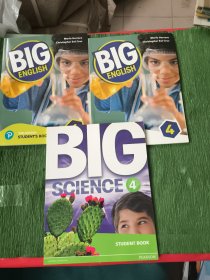 培生新版 BIG ENGLISH 4：2ND EDITION （STUDENTS BOOK+ WORKBOOK+BIG TV WORKBOOK） 全3册合售