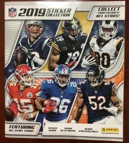 帕尼尼Panini 2019 美国 NFL橄榄球 球星 贴纸册 空白收集册 现货 官方纪念品 球迷周边收藏 汤姆布雷迪