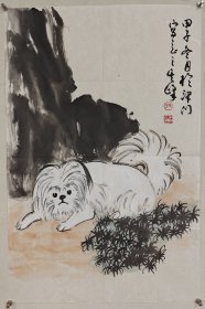 包手绘，当代著名书法家，花鸟画家，美术教育家，享受国务院特殊津贴中国美协书协理事孙其峰动物小品画片，送画册