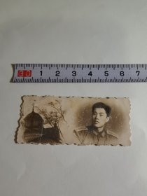军人老照片-----《军人艺术照》！布纹纸