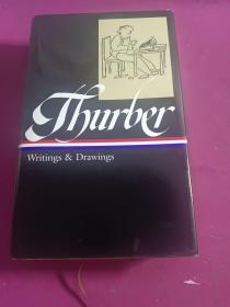 James Thurber: Writings & Drawings (Library of America) 寫作與繪畫，詹姆斯·瑟伯作品，英文原版