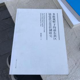 多维视野下的浦东新区镇党代会常任制研究