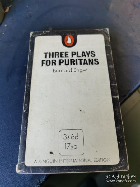 three plays for puritans (1970年印).