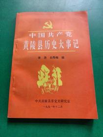 中国共产党黄陵县历史大事记