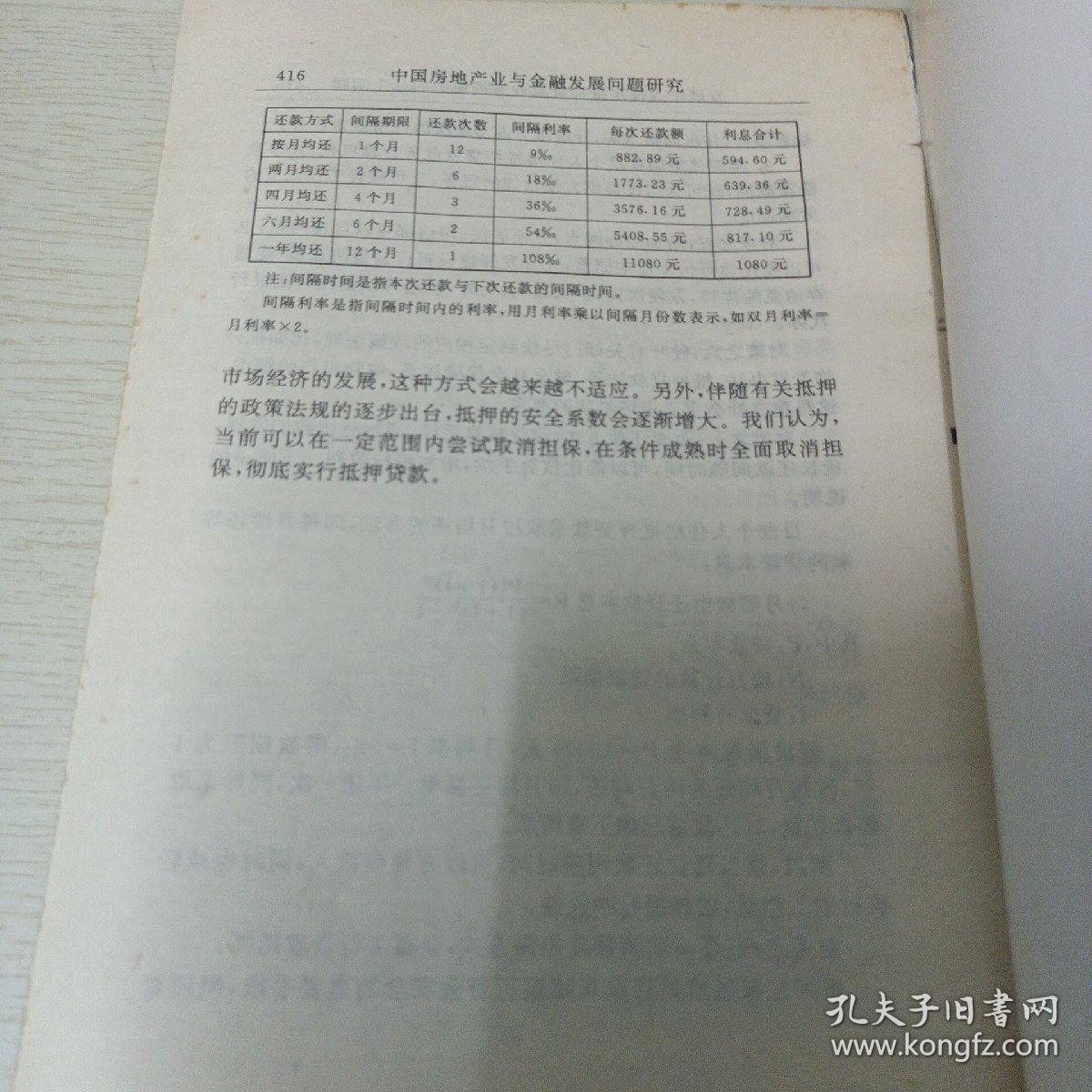 中国房地产业与金融发展问题研究