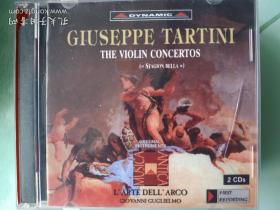 CD碟 朱塞佩·塔蒂尼 小提琴协奏曲 Giuseppe Tartini  （3CD)