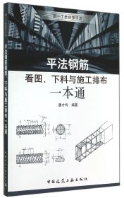 平法钢筋看图下料与施工排布一本通/跟一丁老师学平法 唐才均 9787112166701 中国建筑工业