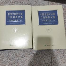 中国注册会计师行业制度全编实务指引卷上下两册