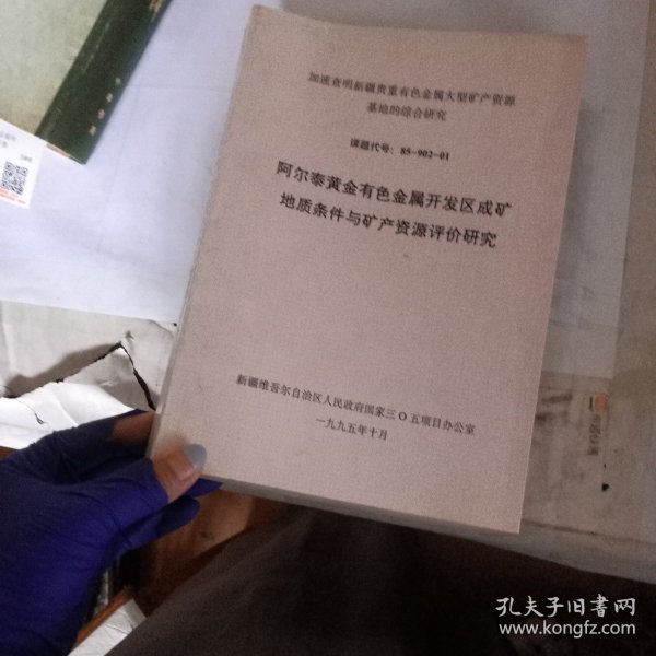 阿尔泰黄金有色金属开发区成矿地质条件与矿产资源评价研究