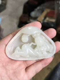 和田玉手玩件，玉质好