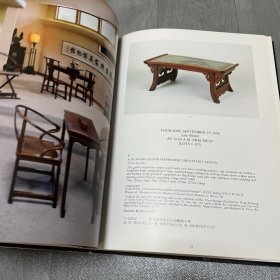 christies 佳士得 纽约 1996年9月19日 旧金山 中国古典家具学会 重要中国家具专场图录 明式家具