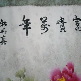 玉秀--手绘【富贵】牡丹花--画一幅-包手绘